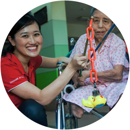 Lives We Have Touched - Bringing the SG50 Carnival and fun right to the home of the ageing residents